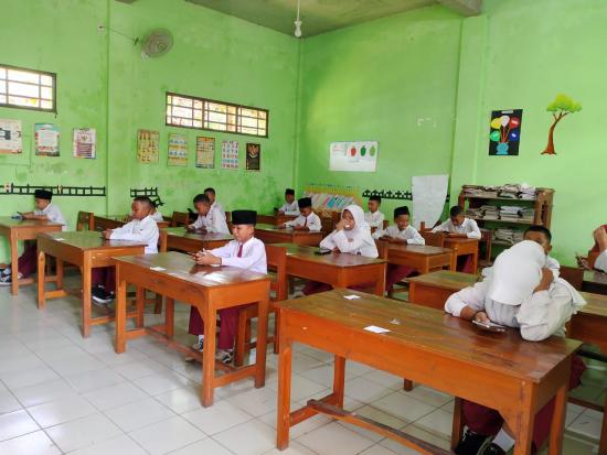 Pelaksanaan Ujian Madrasah Tahun 2025 MI Muhammadiyah 2 Babakan